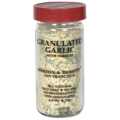 Morton & Bassett Morton and Bassett Spices Granulated Garlic With Parsley, 2.6 oz, - Pack of 3