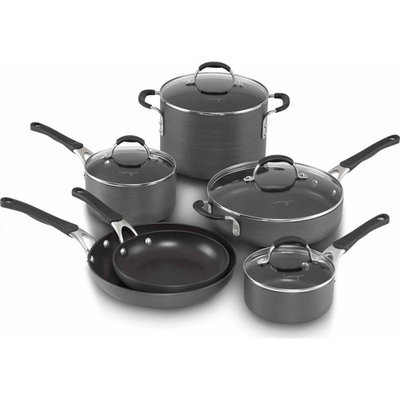Cooking With Calphalon 10-Pc. Hard-Anodized Cookware Set