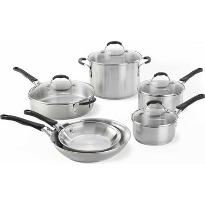 Cooking With Calphalon 10-Pc. Stainless Steel Cookware Set