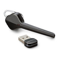 Plantronics Voyager Edge Uc USB Bluetooth Headset System - Mono - Carbon Black - Wireless - Bluetooth/nfc - 33 Ft - Earbud - Monaural - In-ear (202310-01)