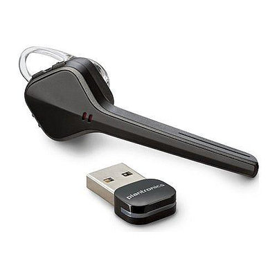 Plantronics Voyager Edge Uc USB Bluetooth Headset System - Mono - Carbon Black - Wireless - Bluetooth/nfc - 33 Ft - Earbud - Monaural - In-ear (202310-01)