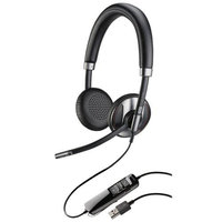 Plantronics Blackwire 725 Corded USB Headset With Active Noise Canceling - Stereo - USB - Wired - 20 Hz - 20 Khz - Over-the-head - Binaural - Supra-aural (202581-01)