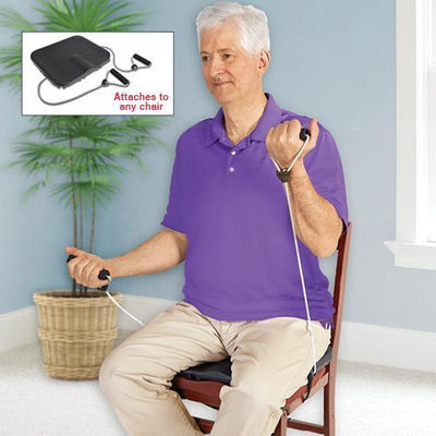 Jobar Chair Exerciser Home Arm Chest Resistance Band Exerciser