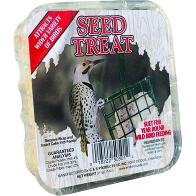 C & S C And S Picture Label Suet 11.75 Ounce Seed CSV50501 Pack of 12