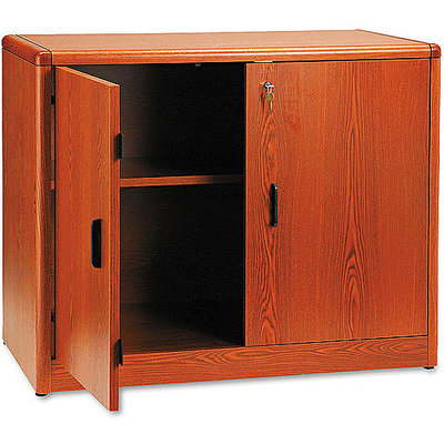 Hon 10700 Series Cherry Storage Cabinet with Doors