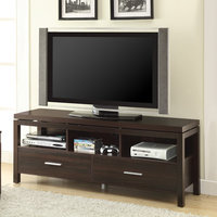 Dark Brown TV Console with Drawers by Coaster Furniture
