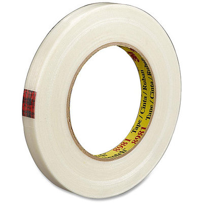3M MMM898134 Filament Tape- 3inch Core- . 75inchx60Yards- Clear