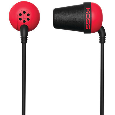 Koss PLUGB Noise Isolating Earbud Blue Accs Memory Foam Cushions