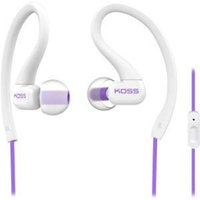 Koss Fitseries Ksc32i Earset - Stereo - White, Purple - Mini-phone - Wired - 16 Ohm - 15 Hz - 20 Khz - Over-the-ear, Earbud - Binaural - In-ear - 3.94 Ft Cable (187874)