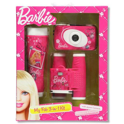 Sakar International Barbie 3 Piece Adventure Kit (Camera, Binoculars & Flashlight)