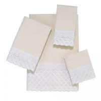 Avanti Linens Eyelet Scallop 4 Piece Towel Set