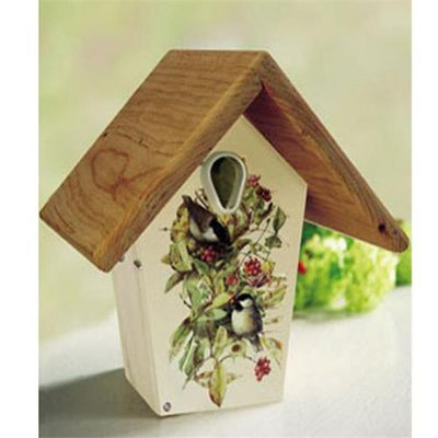 Droll Yankees Inc Droll Yankees Small Nest Box with Chickadee Art