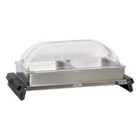 Broilking Professional Double Buffet Server With Stainless Base And