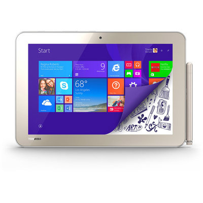 Toshiba Encore 2 WT10PE-A264 64GB Net-tablet PC - 10.1in. - Wireless LAN - Intel Atom Z3735F 1.33 GHz - Matte Satin Gold