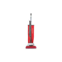 Electrolux Sanitaire Heavy-Duty Commercial Upright Vacuum, 17.5lb, Chrome/Red