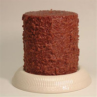 Hearth & Home Traditions 20006 4x4.5 Cake Candle - Plum Pudding