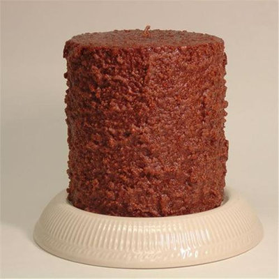 Hearth & Home Traditions 20006 4x4.5 Cake Candle - Plum Pudding