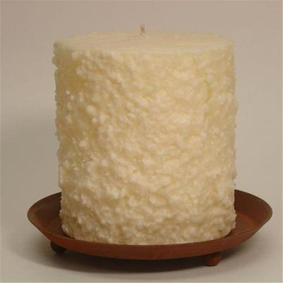 Hearth & Home Traditions 20021 4x4.5 Cake Candle - Buttercream