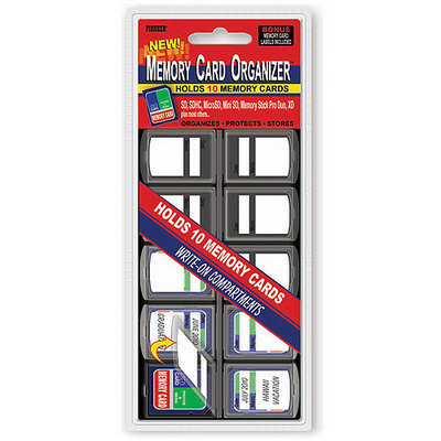 Pioneer Photo Albums 10 Compartment Memory Card Organizer