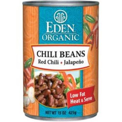 Eden Foods Organic Chili Beans Red Chili and Jalapeno - 15 oz