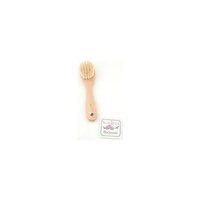 European Soaps Earthline: Face Brush Natural Bristle Wood Hand