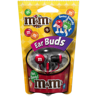 Maxell 190550 - Mmebr M & M'S Earbuds, Red