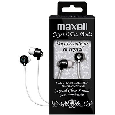 Maxell CEB-Black (190336) Canal Crystal Earphone