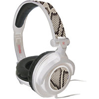 Maxell Amplified Heavy Bass Headphones, White Python 190228