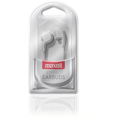Maxell 190457WM Eb-95w Earbud White Accs Walmart Only