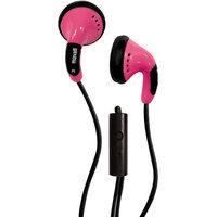 Maxell Color Buds With Mic - Stereo - Pink - Wired - Earbud - Binaural - Outer-ear (196140)