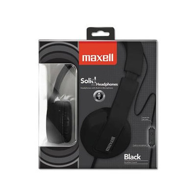 Maxell Solid 2 White Headphones - Stereo - White - Mini-phone - Wired - Over-the-head - Binaural - Circumaural (max-290107)