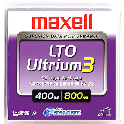 Maxell 400/800GB LTO-3 Ultrium Tape Cartridge 183900