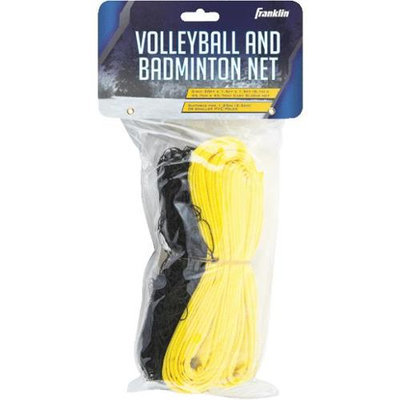 Franklin Sports Volleyball and Badminton Net Game Set