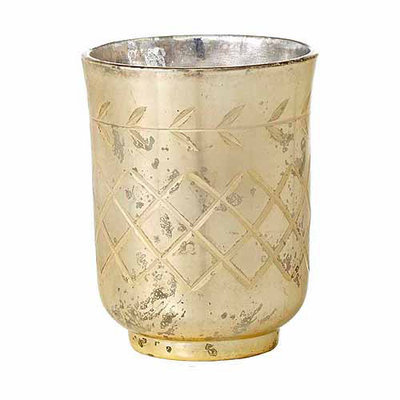 Teters Floral Products 3.15-inch x 2.35-inch Cut Glass Votive (Pack of 6)