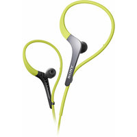 Sony Green Adjustable Ear Loop Sports Headphones