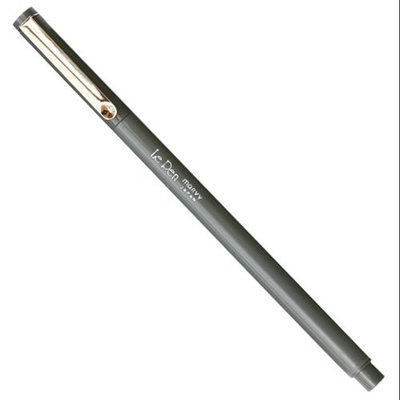 Uchida of America LePen Marker, Micro Fine Plastic Point, Dark Grey