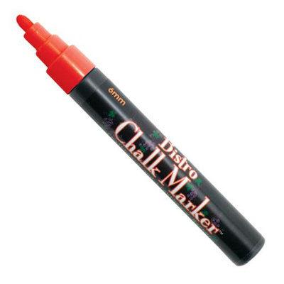 Uchida 130205 Bistro Chalk Marker 6mm Bullet Tip 1-Pkg-Red