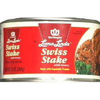 Loma Linda Swiss Stake With Gravy 13-Ounce Cans -Pack of 6