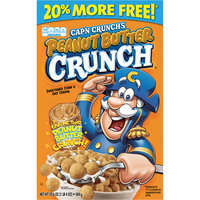 Captain Crunch Cap'n Crunch Peanut Butter Crunch Cereal, 20.6 oz