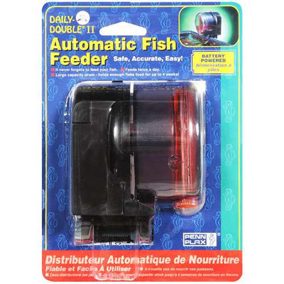 Penn Plax DDAF2 Daily Double Automatic Fish Feeder II