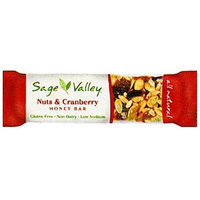 Sage Valley Honey Bar Nuts & Cranberry - 1.4 oz