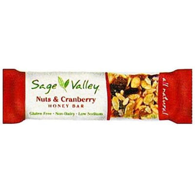 Sage Valley Honey Bar Nuts & Cranberry - 1.4 oz