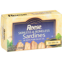 Reese Skinless & Boneless Sardines in 100% Pure Olive Oil, 4.375 oz, (Pack of 10)