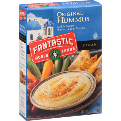 Fantastic Foods Fantastic World Foods Original Hummus Dip Mix, 6 oz, (Pack of 6)