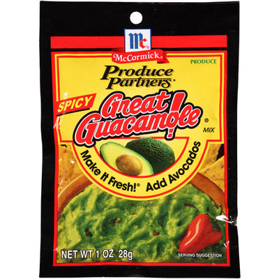 McCormick® Produce Partners Spicy Great Guacamole Mix