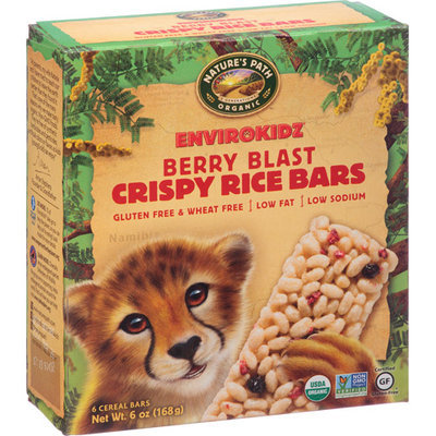 Nature's Path Organic Envirokidz Berry Blast Crispy Rice Bars, 6 oz, (Pack of 6)