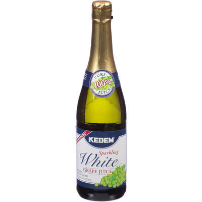 Kedem Sparkling White Grape Juice, 25.4 fl oz, (Pack of 12)