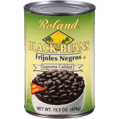 Roland Black Beans Frijoles Negros, 15.5 oz, (Pack of 24)