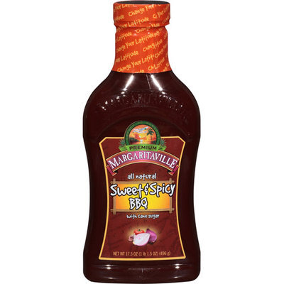 Margaritaville Sweet & Spicy BBQ Sauce, 17.5 oz, (Pack of 6)