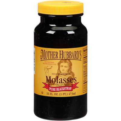 Mother Hubbard's Cupboard Mother Hubbard's Pure Blackstrap Molasses, 16 fl oz, (Pack of 6)